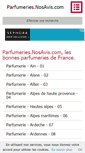 Mobile Screenshot of nosparfumeries.com